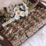 Süslemeli İsim Yazılı Nişan Çikolatası