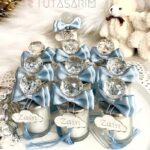 Pleksi İsim Yazılı Kurdele Cam Şişe Hediyelik Mumluk