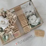 Gül Süslemeli Detaylı Kız İsteme Çikolatası