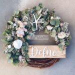 Doğanın Bileşenleri ile Ana Renkli Kapı Süsü