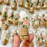 İsim Veya Mesaj Yazılı Hediyelik Tüp Çiçek