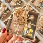 Hasır Kutu Hediyelik Kahve Ve Çakıl Çikolata Seti