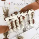 İsimli Tüp İçerisinde Badem Şekeri Nişan Hediyeliği