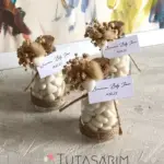 Tüp Mantar Şişe Draje İsimli Nişan Hediyeliği