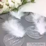 İsim Yazılı Pleksi Nişan Hediyeliği