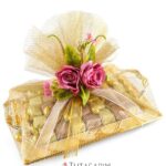 Altın Tepsi Gül Süslemeli Kız İsteme Çikolatası