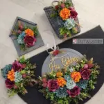 Paspas Anahtarlık Sepet ve Kapı Süsü 4'lü Set