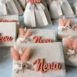 İsim Yazılı Bebek Hediye Sabun Ve Lavanta Kesesi Seti