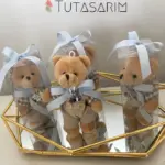 Kutulu Ayıcıklı Süslemeli Erkek Bebek Hediyeliği