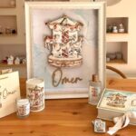 Figürlü İsimli Özel Süslemeli Bebek Hediyelik Seti