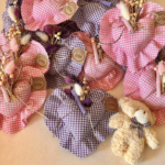 Potikare Kumaşlı Renkli Süslemeli Lavanta Kesesi