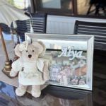 Ayıcıklı Gümüş Çerçeveli Rüya Kapı Süsü