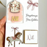 Çikolatalı İsimli Bebek Hediyelik Kartı