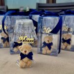 Teddy Ayıcıklı Pleksi İsimli Işıklı Bebek Hediyeliği