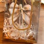 Fiyonk süslemeli cam şişe