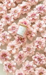 Çiçekli cam mumluk - Görsel 3