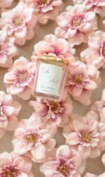 Çiçekli cam mumluk - Görsel 2