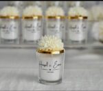 Çİçek tasarımlı cam mumluk 001 - Görsel 3