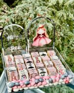 prenses kız tasarım bebek çikolata seti - Görsel 3