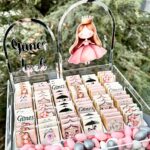 prenses kız tasarım bebek çikolata seti