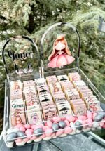 prenses kız tasarım bebek çikolata seti - Görsel 5