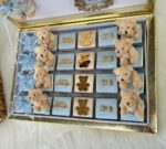 gold ayıcık süslemeli çikolata - Görsel 4